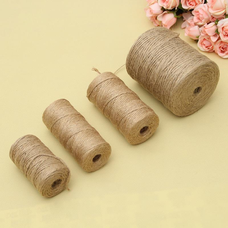 Twine Jute Natural - 30/50/300 Meter Natürliche Vintage Jute Seil