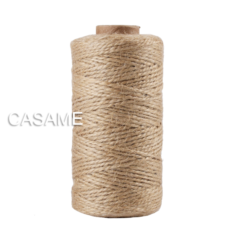 Twine Jute Natural - 100Yard natürliche Jute Bäcker Schnur Sac