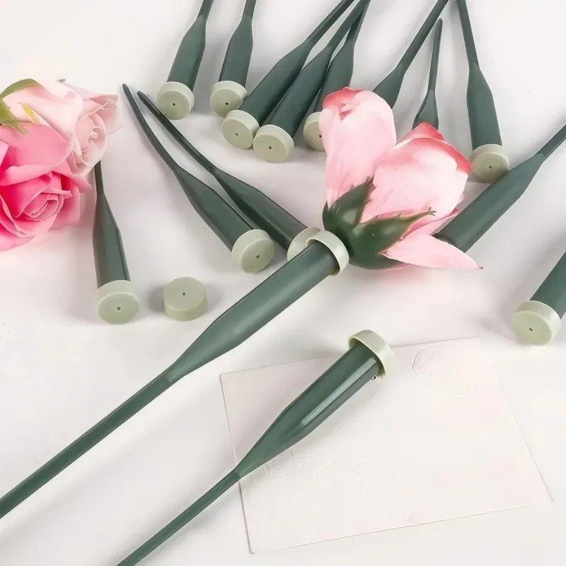 Quality Florist Supply - Hochwertige 60 Stück Blumen-Wasserschläuche mit Gummikappen,