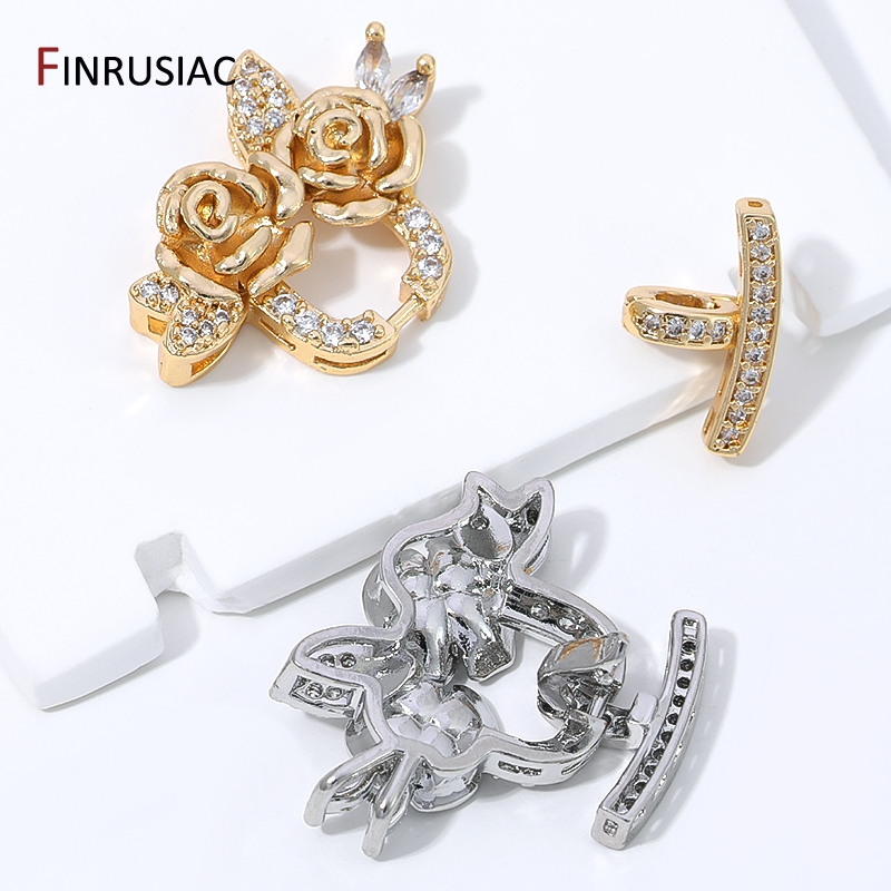 14K vergoldete Messing-Zirkon- – Flower Supplies Bewertung und Preis
