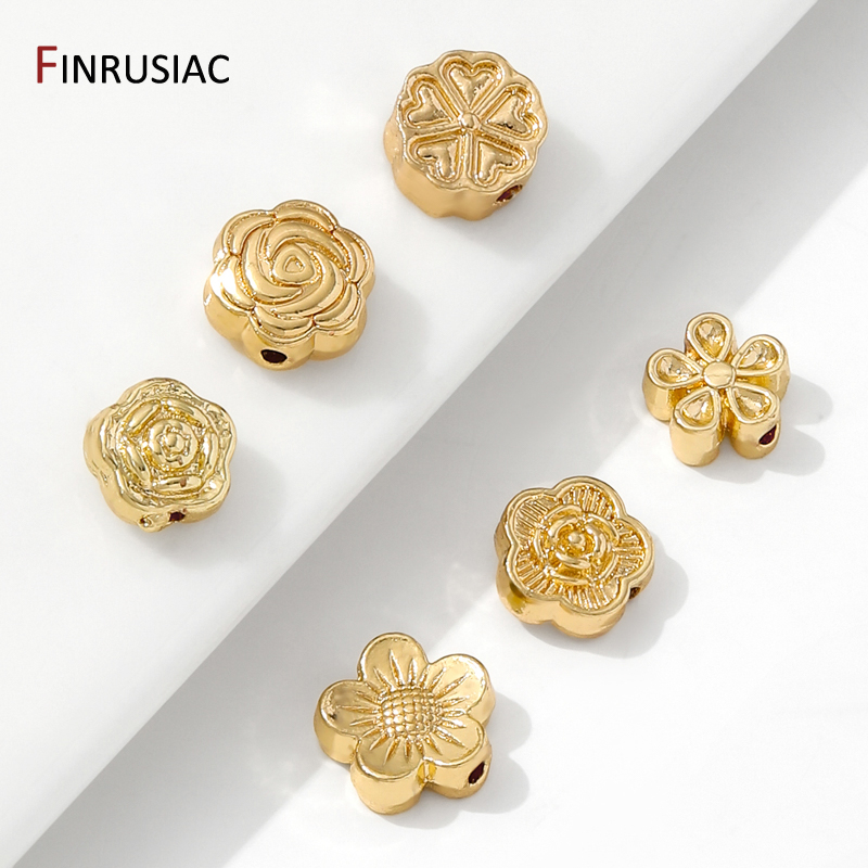 14K vergoldete Messing-Blumen- – Flower Supplies Bewertung und Preis