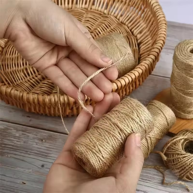 100 m natürliche Vintage Jute  – Twine Jute Natural Bewertung und Preis
