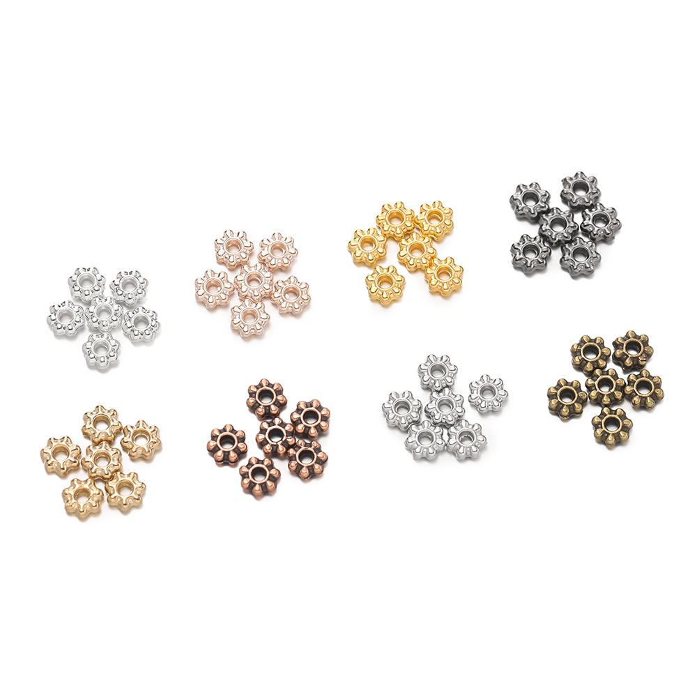 200 Stück 4/6 mm Legierung Sch – Flower Supplies Bewertung und Preis