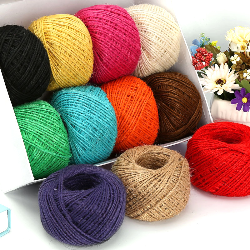 DIY Naturseil 2mm 50M/Rolle Bu – Twine Jute Natural Bewertung und Preis