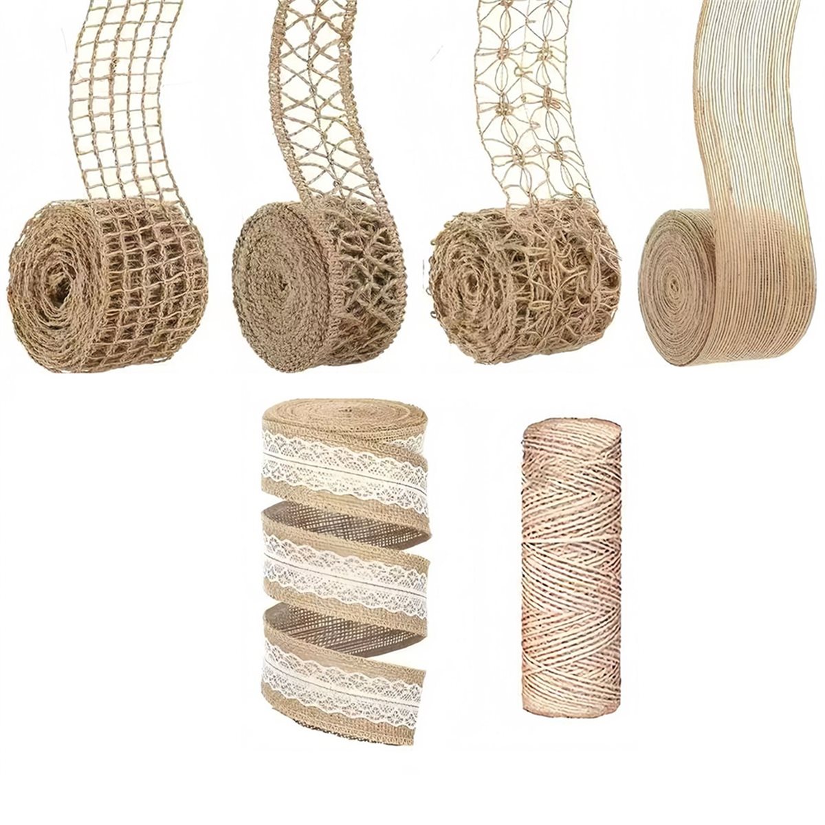 5 Rollen 13 Fuß Juteband, Drah – Twine Jute Natural Bewertung und Preis