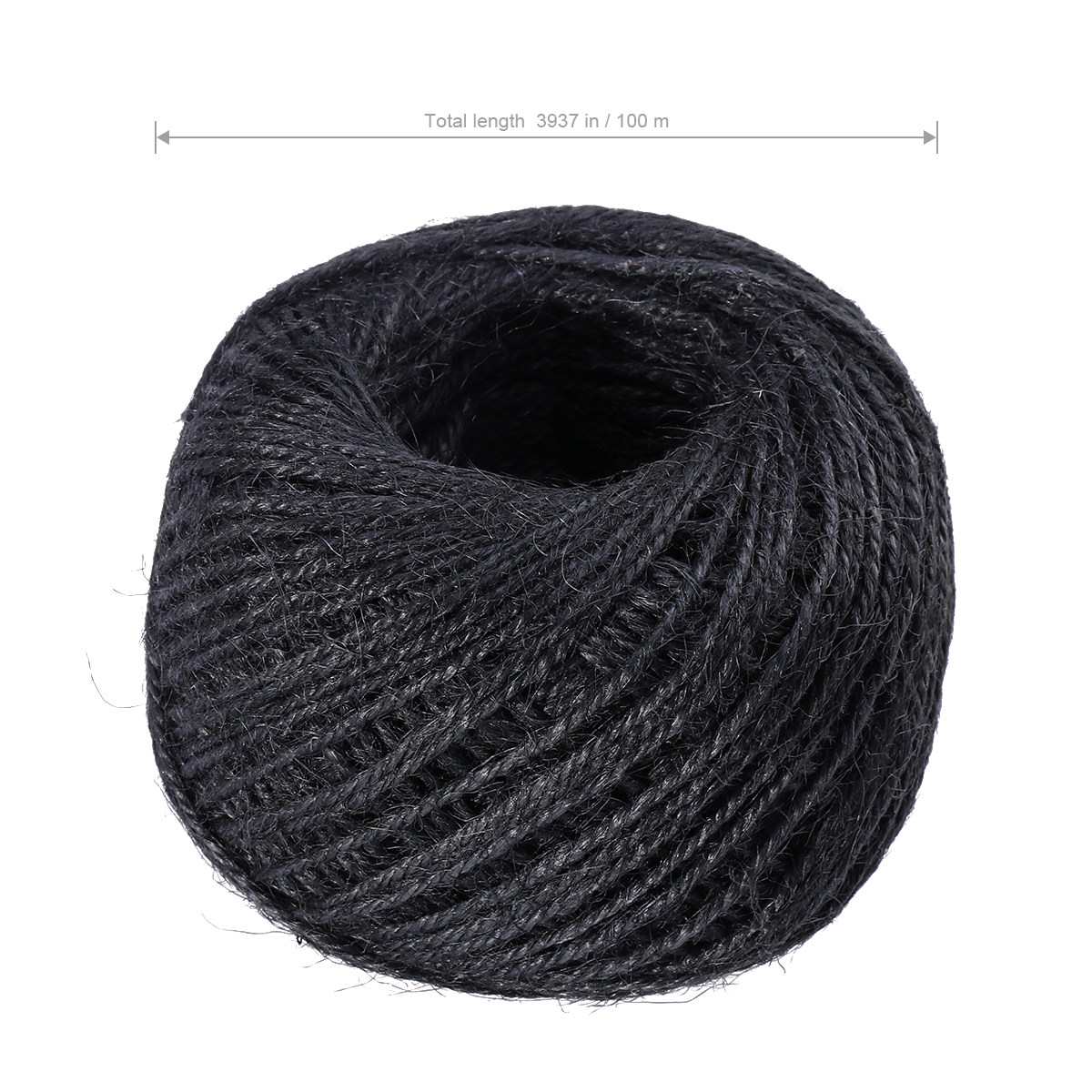 Natürliches schwarzes Juteseil – Twine Jute Natural Bewertung und Preis