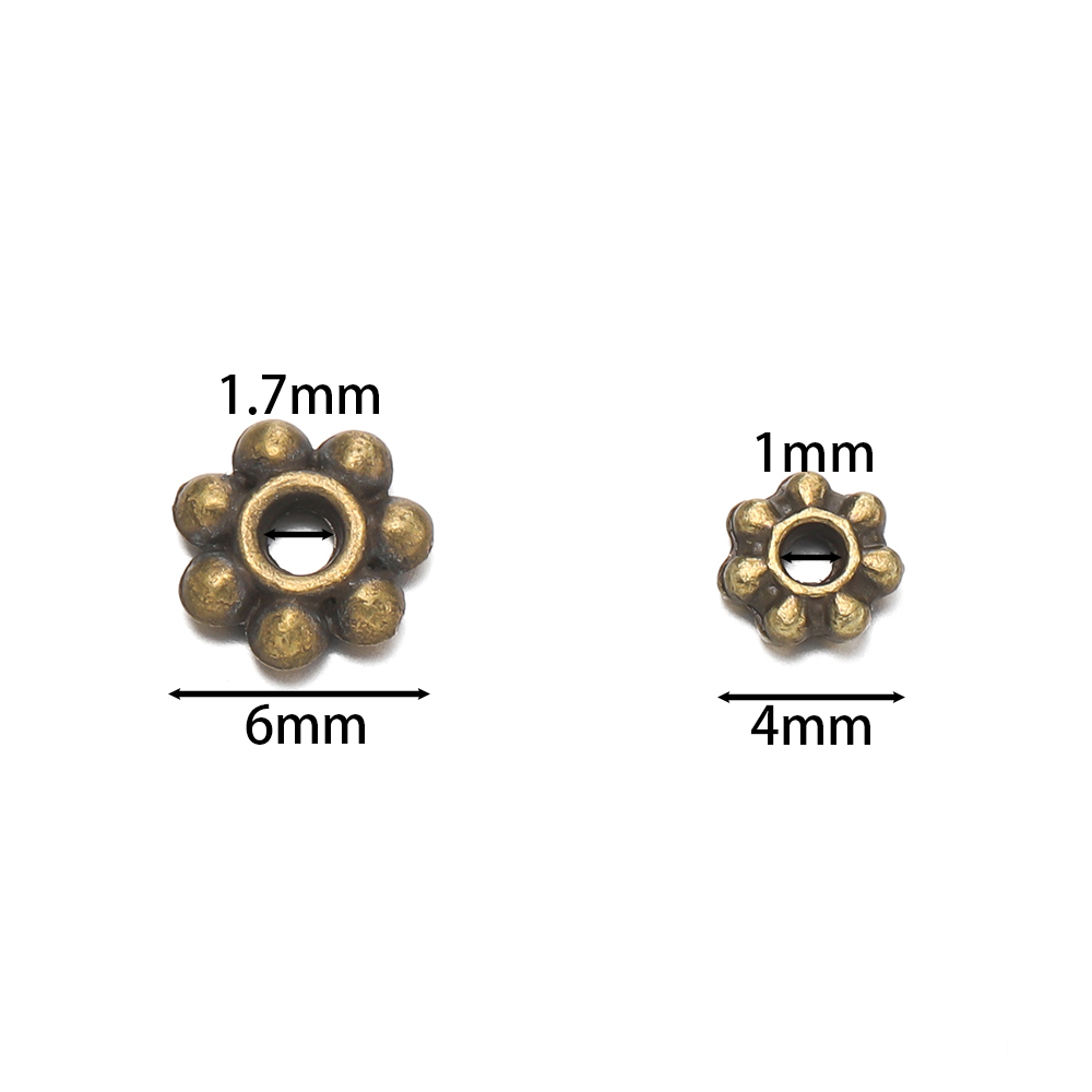 200 teile/los 4/6mm Daisy Schn – Flower Supplies Bewertung und Preis